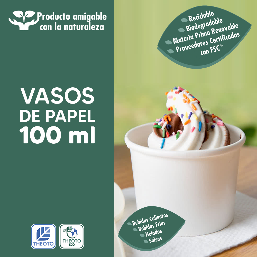 Copo Theoto 100 ml - Espanhol