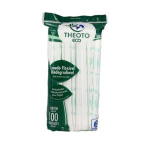 PAJILLA FLEXIBLE BIODEGRADABLE 20 CM X 100 UNID