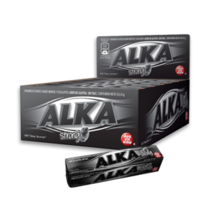CARAMELOS ALKA STRONG MENTOL 12 x 12 29,4 G.