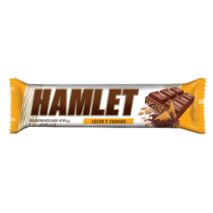CHOCOLATE NEGRO LECHE Y COOKIES HAMLET 8x21 46 G.