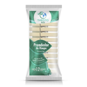 PINZA MADERA PARA ROPA 50 X 12 UNID