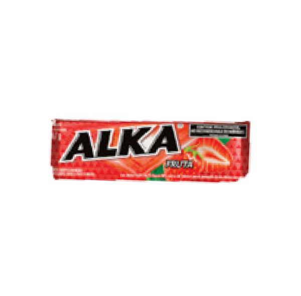 Chicle Frutilla, 30x20 x 6.7gr