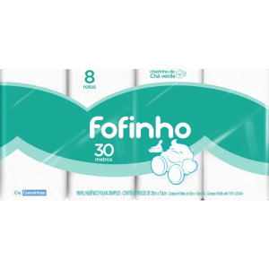 Fofinho hoja simple té verde 30x8