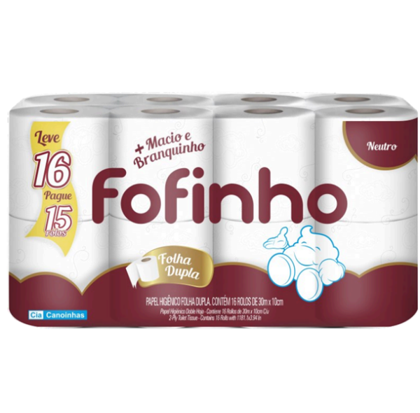 Fofinho hoja doble 30x16