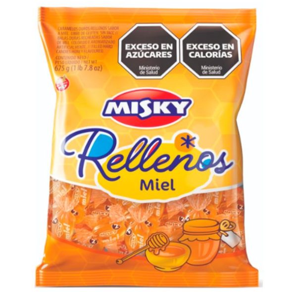 Misky Relleno Miel 6x675gr