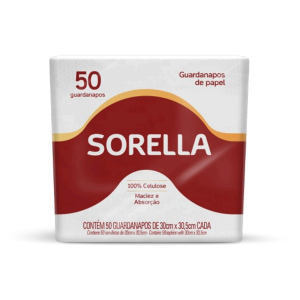 Servilleta Sorella F.S paquete con 50 unidades 30x30.5cm