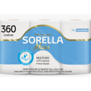 Toalla de papel Sorella Maxi hoja doble 120x3