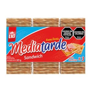 MEDIA TARDE SANDWICH Tripack 107gr x 3